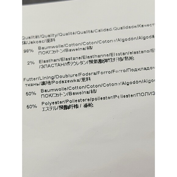 Hugo Boss BOSS Pants Mens 34R Navy Stretch Cotton Chino Flat Front Dress Casual - Picture 11 of 16